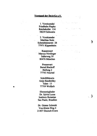 DeArGe Mitteilungen 11/1997