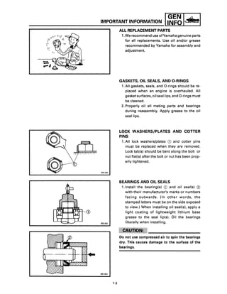 1997 1998 1999 yamaha mountain max 600700 service repair manual | PDF
