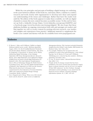 (Original PDF) The Strategic Management of Information Systems 4th | PDF