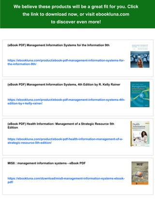 (Original PDF) The Strategic Management of Information Systems 4th | PDF