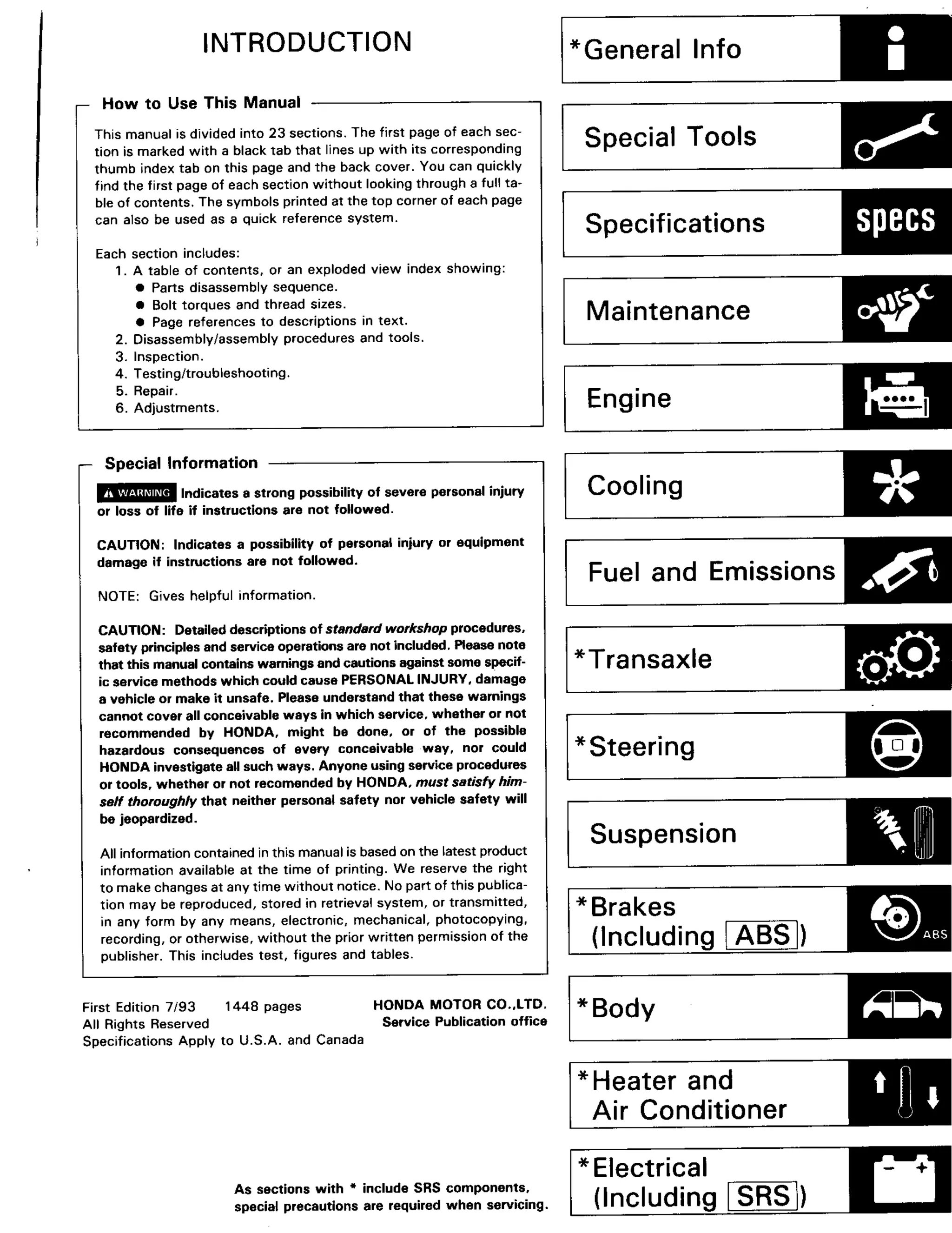 T*T様 Honda INTEGRA サービスマニュアル シャシ・構造編 1997 Acura Integra Service Repair Manual.pdf