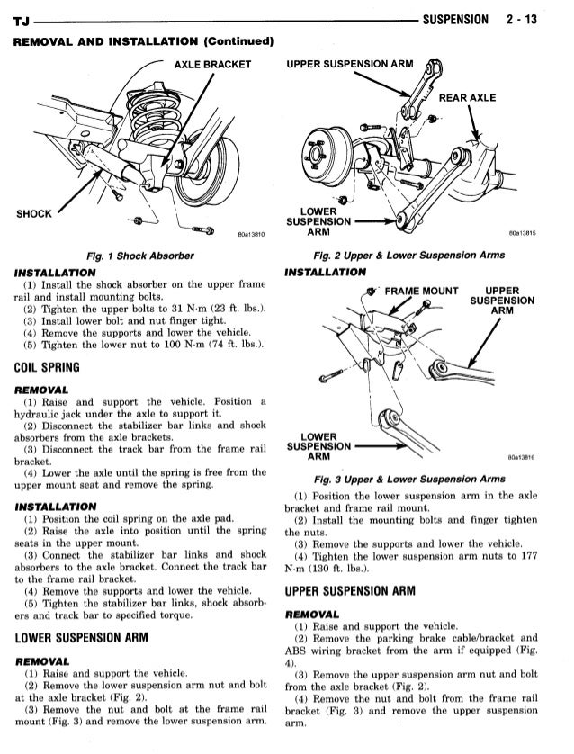 1997 jeep wrangler tj service repair manual