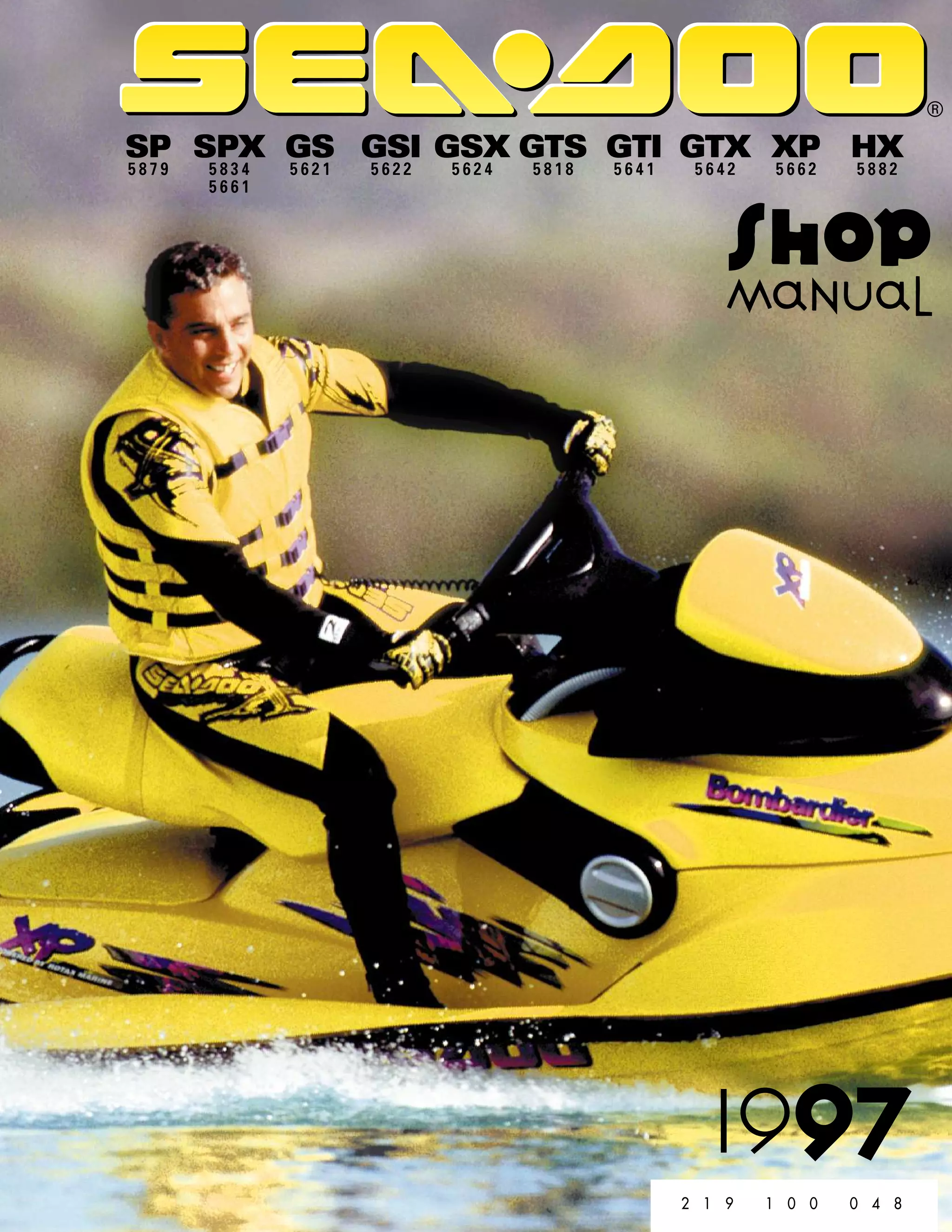 1997 Sea-Doo Bombardier Personal Watercraft Service Repair Manual.pdf