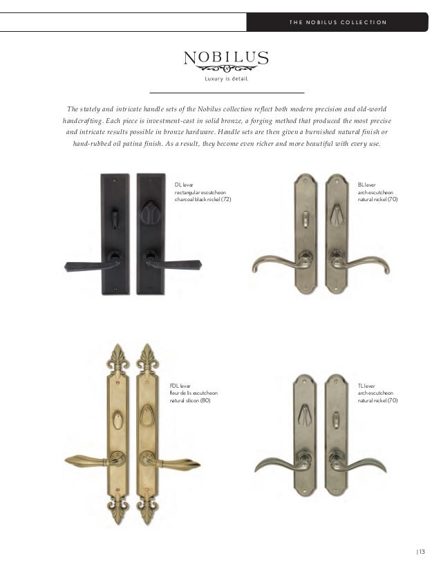 A R C H I T E C T U R A L Marvin Windows And Doors Hardware