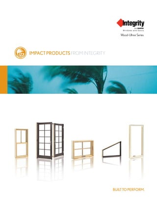 IMPACTPRODUCTSFROM INTEGRITY
BUILTTOPERFORM.
Call 1-888-419-0076
for the Integrity®
dealer nearest you,
or visit www.integritywindows.com
© 2008 Marvin Windows and Doors. All rights reserved.
Registered trademark of Marvin Windows and Doors.
ENERGY STAR and the ENERGY STAR mark
are registered U.S. marks. Part #19981400
IMPACTPRODUCTS
FROM INTEGRITY
DoubleHung
EGRESS OPENING
	 Egress Width	 Egress Height	 Egress Clear Opg.	 Floor To Clear Opg.**	 Vent	 DLO
Unit#	 Inches	 (mm)	 Inches	 (mm)	 Sq.Ft.	 cm2
	 Inches	 (mm)	 Sq.Ft.	 cm2
	 Sq.Ft.	 cm2
2236	 183/8	 467	 123/4	 324	 1.63	 1514	 491/5	 1249	 1.63	 1514	 2.98	 2769
2240	 183/8	 467	 143/4	 375	 1.88	 1747	 451/5	 1148	 1.88	 1747	 3.42	 3177
2248	 183/8	 467	 183/4	 476	 2.39	 2220	 371/5	 945	 2.39	 2220	 4.29	 3986
2252	 183/8	 467	 203/4	 527	 2.65	 2462	 331/5	 843	 2.65	 2462	 4.73	 4394
2256	 183/8	 467	 223/4	 578	 2.9	 2694	 291/5	 741	 2.9	 2694	 5.16	 4794
2260	 183/8	 467	 243/4	 629	 3.16	 2936	 251/5	 640	 3.16	 2936	 5.6	 5203
2264	 183/8	 467	 263/4	 679	 3.41	 3168	 211/5	 538	 3.41	 3168	 6.47	 6011
2268C	 183/8	 467	 234/9	 595	 2.99	 2778	 171/5	 437	 2.99	 2778	 6.03	 5602
2272	 183/8	 467	 303/4	 781	 3.92	 3642	 131/5	 335	 3.92	 3642	 6.9	 5410
2276	 183/8	 467	 323/4	 832	 4.18	 3883	 91/5	 233	 4.18	 3883	 7.34	 6819
2636	 223/8	 568	 123/4	 324	 1.98	 1839	 491/5	 1249	 1.98	 1839	 3.74	 3475
2640	 223/8	 568	 143/4	 375	 2.29	 2127	 451/5	 1148	 2.29	 2127	 4.29	 3986
2648	 223/8	 568	 183/4	 476	 2.91	 2703	 371/5	 945	 2.91	 2703	 5.38	 4998
2652	 223/8	 568	 203/4	 527	 3.22	 2991	 331/5	 843	 3.22	 2991	 5.93	 5509
2656	 223/8	 568	 223/4	 578	 3.53	 3279	 291/5	 741	 3.53	 3279	 6.48	 6020
2660	 223/8	 568	 243/4	 629	 3.84	 3567	 251/5	 640	 3.84	 3567	 7.02	 6522
2664	 223/8	 568	 263/4	 679	 4.16	 3865	 211/5	 538	 4.16	 3865	 8.12	 7544
2668C	 223/8	 568	 234/9	 595	 3.64	 3382	 171/5	 437	 3.64	 3382	 7.57	 7033
2672	 223/8	 568	 303/4	 781	 4.78	 4441	 131/5	 335	 4.78	 4441	 8.66	 8045
2676	 223/8	 568	 323/4	 832	 5.09	 4729	 91/5	 233	 5.09	 4729	 9.21	 8556
3036	 263/8	 670	 123/4	 324	 2.33	 2165	 491/5	 1249	 2.33	 2165	 4.5	 4181
3040	 263/8	 670	 143/4	 375	 2.7	 2508	 451/5	 1148	 2.7	 2508	 5.16	 4794
3048	 263/8	 670	 183/4	 476	 3.43	 3187	 371/5	 945	 3.43	 3187	 6.48	 6020
3052	 263/8	 670	 203/4	 527	 3.8	 3530	 331/5	 843	 3.8	 3530	 7.14	 6633
3056	 263/8	 670	 223/4	 578	 4.17	 3874	 291/5	 741	 4.17	 3874	 7.79	 7237
3060	 263/8	 670	 243/4	 629	 4.53	 4209	 251/5	 640	 4.53	 4209	 8.45	 7850
3064	 263/8	 670	 263/4	 679	 4.9	 4552	 211/5	 538	 4.9	 4552	 9.77	 9077
3068C	 263/8	 670	 234/9	 595	 4.29	 3986	 171/5	 437	 4.29	 3986	 9.11	 8463
3072	 263/8	 670	 303/4	 781	 5.63	 5230	 131/5	 335	 5.63	 5230	 10.43	 9690
*3076	 263/8	 670	 323/4	 832	 6	 5574	 91/5	 233	 6	 5574	 11.08	 10294
3436	 303/8	 771	 123/4	 324	 2.69	 2499	 491/5	 1249	 2.69	 2499	 5.26	 4887
3440	 303/8	 771	 143/4	 375	 3.11	 2889	 451/5	 1148	 3.11	 2889	 6.03	 5602
3448	 303/8	 771	 183/4	 476	 3.95	 3670	 371/5	 945	 3.95	 3670	 7.57	 7033
3452	 303/8	 771	 203/4	 527	 4.38	 4069	 331/5	 843	 4.38	 4069	 8.34	 7748
3456	 303/8	 771	 223/4	 578	 4.8	 4459	 291/5	 741	 4.8	 4459	 9.11	 8463
3460	 303/8	 771	 243/4	 629	 5.22	 4850	 251/5	 640	 5.22	 4850	 9.88	 9179
3464	 303/8	 771	 263/4	 679	 5.64	 5240	 211/5	 538	 5.64	 5240	 11.42	 10610
3468C	 303/8	 771	 234/9	 595	 4.94	 4589	 171/5	 437	 4.94	 4589	 10.65	 9894
*3472	 303/8	 771	 303/4	 781	 6.48	 6020	 131/5	 335	 6.48	 6020	 12.19	 11325
*3476	 303/8	 771	 323/4	 832	 6.91	 6420	 91/5	 233	 6.91	 6420	 12.95	 12031
3636	 323/8	 822	 123/4	 324	 2.87	 2666	 491/5	 1249	 2.87	 2666	 5.64	 5240
3640	 323/8	 822	 143/4	 375	 3.31	 3075	 451/5	 1148	 3.31	 3075	 6.47	 6011
3648	 323/8	 822	 183/4	 476	 4.21	 3911	 371/5	 945	 4.21	 3911	 8.12	 7544
3652	 323/8	 822	 203/4	 527	 4.66	 4329	 331/5	 843	 4.66	 4329	 8.94	 8306
3656	 323/8	 822	 223/4	 678	 5.11	 4747	 291/5	 741	 5.11	 4747	 9.77	 9077
3660	 323/8	 822	 243/4	 629	 5.56	 5165	 251/5	 640	 5.56	 5165	 10.59	 9838
*3664	 323/8	 822	 263/4	 679	 6.01	 5583	 211/5	 538	 6.01	 5583	 12.24	 11371
3668C	 323/8	 822	 181/4	 464	 4.1	 3809	 171/5	 437	 4.1	 3809	 11.42	 10610
*3672	 323/8	 822	 303/4	 781	 6.91	 6420	 131/5	 335	 6.91	 6420	 13.07	 12142
*3676	 323/8	 822	 323/4	 832	 7.36	 6838	 91/5	 233	 7.36	 6838	 13.89	 12904
3836	 343/8	 873	 123/4	 324	 3.04	 2824	 491/5	 1249	 3.04	 2824	 6.02	 5593
3840	 343/8	 873	 143/4	 375	 3.52	 3270	 451/5	 1148	 3.52	 3270	 6.9	 6410
3848	 343/8	 873	 183/4	 476	 4.47	 4153	 371/5	 945	 4.47	 4153	 8.66	 8045
3852	 343/8	 873	 203/4	 527	 4.95	 4599	 331/5	 843	 4.95	 4599	 9.55	 8872
3856	 343/8	 873	 223/4	 578	 5.43	 5045	 291/5	 741	 5.43	 5045	 10.43	 9690
*3860	 343/8	 873	 243/4	 629	 5.91	 5491	 251/5	 640	 5.91	 5491	 11.31	 10507
*3864	 343/8	 873	 263/4	 679	 6.38	 5927	 211/5	 538	 6.38	 5927	 13.07	 12142
3868C	 343/8	 873	 181/4	 464	 4.35	 4041	 171/5	 437	 4.35	 4041	 12.19	 11325
*3872	 343/8	 873	 303/4	 781	 7.34	 6819	 131/5	 335	 7.34	 6819	 13.95	 12960
*3876	 343/8	 873	 323/4	 832	 7.82	 7265	 91/5	 233	 7.82	 7265	 14.83	 13778
4236	 383/8	 975	 123/4	 324	 3.4	 3159	 491/5	 1249	 3.4	 3159	 6.78	 6299
4240	 383/8	 975	 143/4	 375	 3.93	 3651	 451/5	 1148	 3.93	 3651	 7.78	 7228
4248	 383/8	 975	 183/4	 476	 5	 4645	 371/5	 945	 5	 4645	 9.76	 9067
4252	 383/8	 975	 203/4	 527	 5.53	 5138	 331/5	 843	 5.53	 5138	 10.75	 9987
4256	 383/8	 975	 223/4	 578	 6.06	 5630	 291/5	 741	 6.06	 5630	 11.74	 10907
*4260	 383/8	 975	 243/4	 629	 6.59	 6122	 251/5	 640	 6.59	 6122	 12.73	 11827
*4264	 383/8	 975	 263/4	 679	 7.13	 6624	 211/5	 538	 7.13	 6624	 13.72	 12746
OutswingFrenchDoor
EGRESS OPENING
	 Egress Width	 Egress Height	 Egress Clear Opg.	 Floor To Clear Opg.**	 Vent	 DLO
Unit#	 Inches	 (mm)	 Inches	 (mm)	 Sq.Ft.	 cm2
	 Inches	 (mm)	 Sq.Ft.	 cm2
	 Sq.Ft.	 cm2
2665X	 25-5/8	 651	 76-9/16	 1944	 13.62	 12650	 N/A	 N/A	 13.62	 12650	 9.95	 9239
3065X	 31-5/8	 803	 76-9/16	 1944	 16.81	 15613	 N/A	 N/A	 16.81	 15613	 12.74	 11837
2668X	 25-5/8	 651	 79-1/16	 2008	 14.06	 13063	 N/A	 N/A	 14.06	 13063	 10.32	 9584
3068X	 31-5/8	 803	 79-1/16	 2008	 17.35	 16123	 N/A	 N/A	 17.35	 16123	 13.22	 12278
2680X	 25-5/8	 651	 92-9/16	 2351	 16.46	 15294	 N/A	 N/A	 16.46	 15294	 12.32	 11443
3080X	 31-5/8	 803	 92-9/16	 2351	 20.32	 18877	 N/A	 N/A	 20.32	 18877	 15.78	 14659
5065XX	 52-5/16	 1328	 76-9/16	 1944	 27.79	 25819	 N/A	 N/A	 27.79	 25819	 19.89	 18479
6065XX	 64-5/16	 1633	 76-9/16	 1944	 34.17	 31745	 N/A	 N/A	 34.17	 31745	 25.48	 23673
5068XX	 52-5/16	 1328	 79-1/16	 2008	 28.70	 26662	 N/A	 N/A	 28.70	 26662	 20.63	 19167
6068XX	 64-5/16	 1633	 79-1/16	 2008	 35.29	 32782	 N/A	 N/A	 35.29	 32782	 26.43	 24555
5080XX	 52-5/16	 1328	 92-9/16	 2351	 33.60	 31215	 N/A	 N/A	 33.60	 31215	 24.63	 22885
6080XX	 64-5/16	 1633	 92-9/16	 2351	 41.31	 38380	 N/A	 N/A	 41.31	 38380	 31.56	 29318
OPEN FOR MORE IMPORTANT INFORMATION
25
 