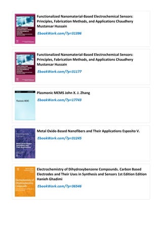 Plasmonic Sensors and their Applications Adil Denizli Editor digital ...