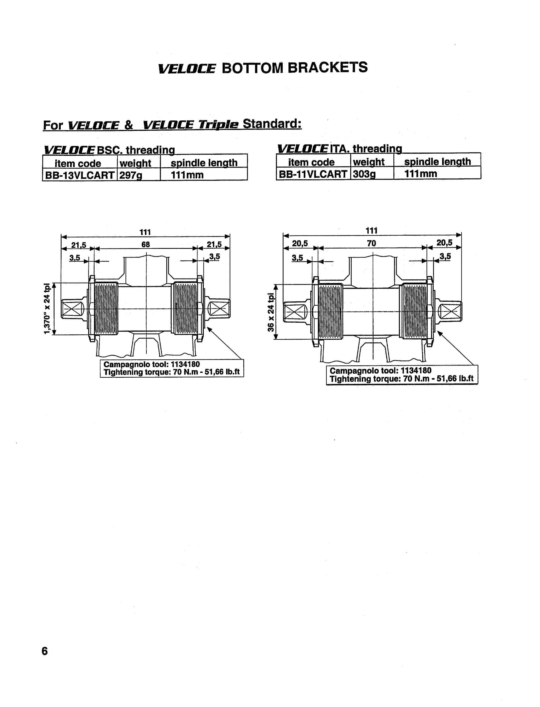 1998 tech specs bicicleta