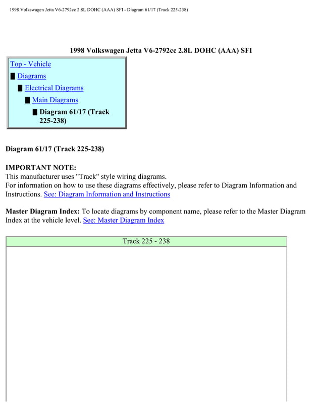 1998 Vw Jetta Gti Wiring Diagram | PDF