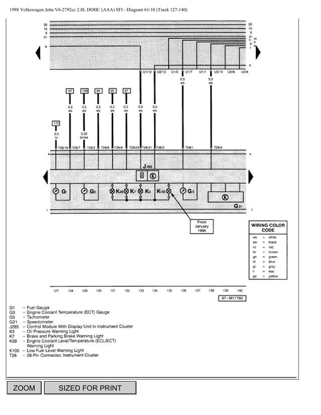 1998 Vw Jetta Gti Wiring Diagram | PDF