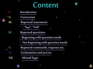 Direct and Indirect Speech ESL | PPT