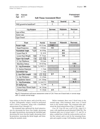 cephalometric soft tissue facial analysis | PDF