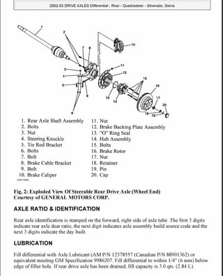 1999 CHEVY SILVERADO SERVICE MANUAL visual data 5