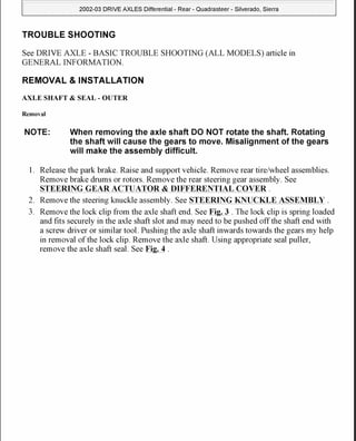 1999 CHEVY SILVERADO SERVICE MANUAL visual data 7