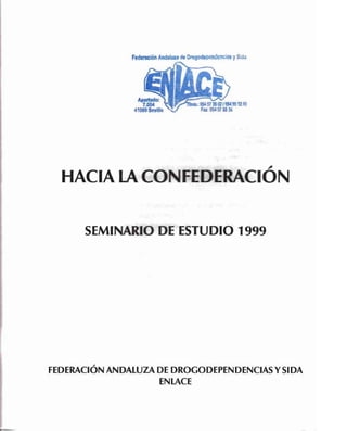 Conclusiones del §eminario de Es-
tudio 1999 de la Federación Anda-
luza de Drogodependencias y Sida
ENLACE. Texto definiü...