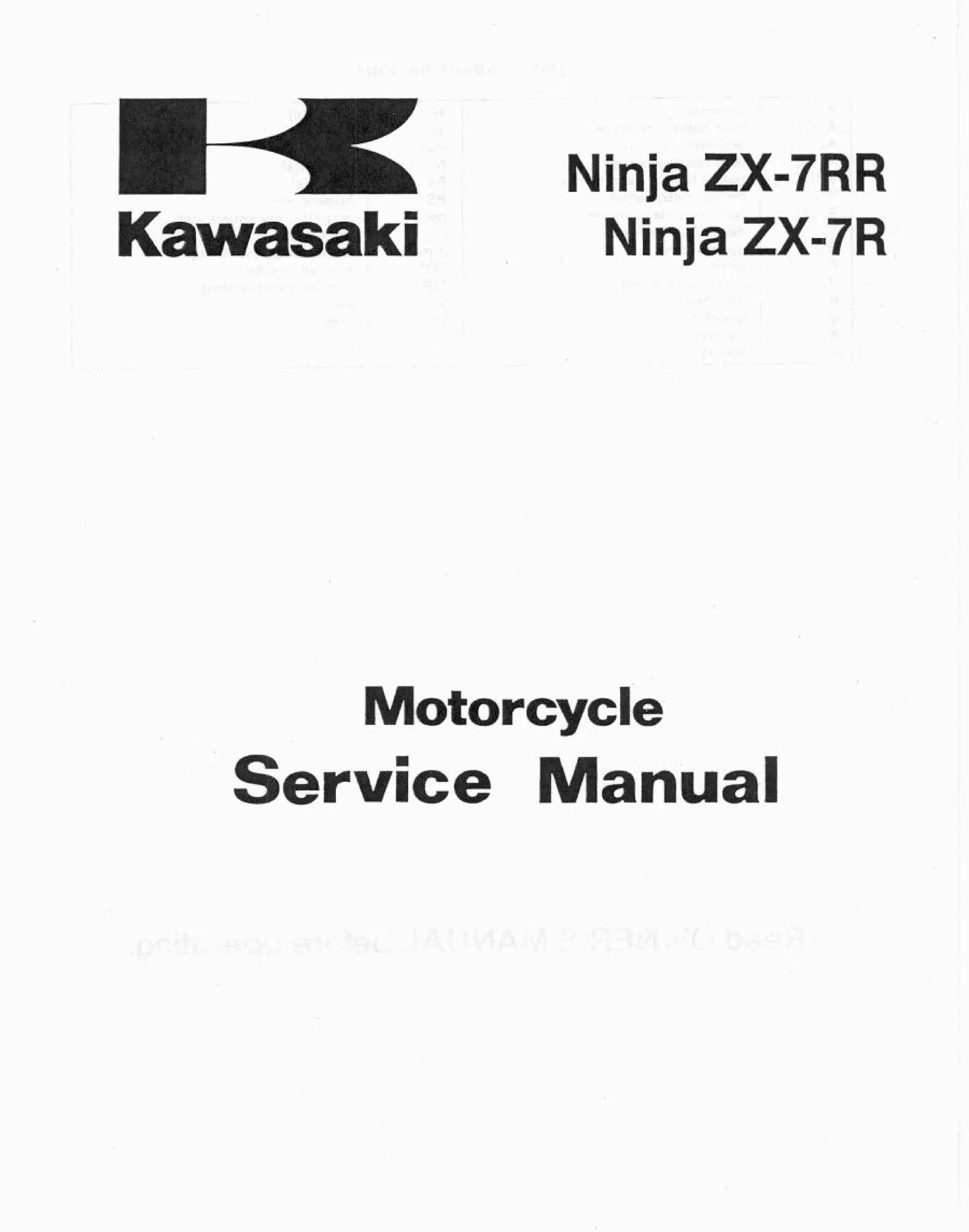 1999 Kawasaki ZX750P4 Ninja ZX-7R Service Repair Manual.pdf