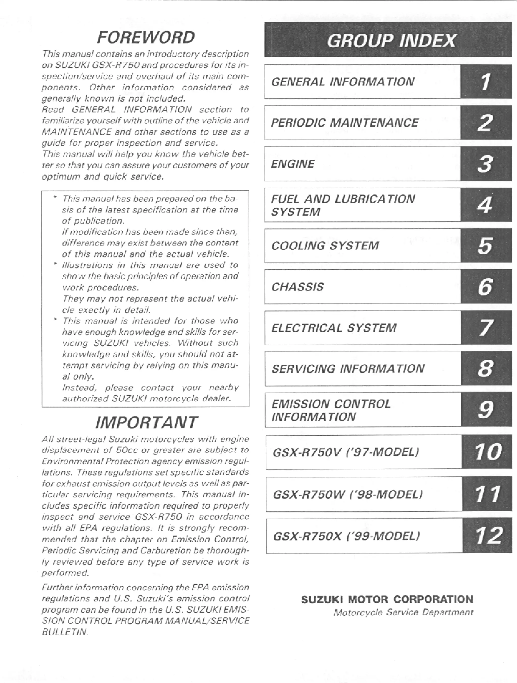 1999 Suzuki GSX-R750X SRAD Service Repair Manual.pdf