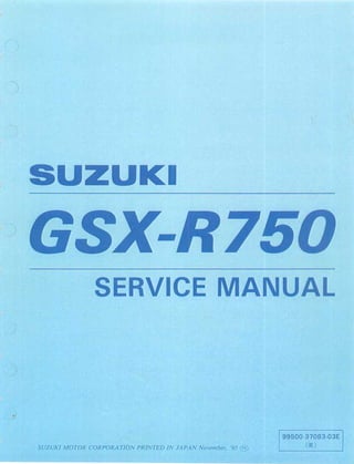 1999 Suzuki GSX-R750X SRAD Service Repair Manual.pdf