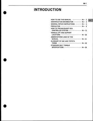 1998 TOYOTA TACOMA SERVICE MANUAL PDF visual data 8