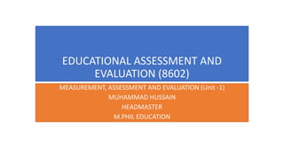Educational Assessment and Evaluation | PDF