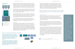 10 Philips Research Password 26 l
February 2006 11Philips Research Password 26 l
February 2006
“What format the common middleware – i.e. joint development software stack – would take,
would have to be carefully considered. That said, the joint development model would in my
opinion be entirely capable of supporting a robust IPR protection mechanism for the plug-ins,”
Engelfriet adds. “The challenge would be ensuring that this IPR plug-in mechanism maintained
a properly secure distance between the open and proprietary components, but did not inhibit
their ability to freely communicate with the middleware during operation.”
Chasing the big prize
In the longer term, Philips believes the Open Media Center vision is a viable way for the CE
market to meet market expectations for what next-generation, universal media center
solutions could and should be. While it does not intend to aggressively thrust the concept on
the world’s major CE vendors, it does intend to begin tentative discussions and to highlight why
it would be the best solution for CE.
“According to our research, 80 percent of the proﬁts from a next-generation open media
center product would come from the plug-ins,” says van Tuijl. “This means companies could
concentrate their product differentiation efforts there, while minimizing commercial risk on the
middleware by collaborating. There would be absolutely no competitive advantage for any ﬁrm
to develop the middleware on its own.”
“This means the Open Media Center concept is about as perfect a win-win for CE companies
and consumers as can be expected in the real world,” summarizes Kaashoek. “It will create the
kind of competition that will drive the on-going development of continually improving and new
innovative applications, but at the same time give consumers enormous choice and value. This
means the CE ﬁrms get access to what could be the largest consumer electronics market the
world has ever seen, at a migratory pace that is technically achievable and commercially low
risk, and in a way that will give consumers ever widening access to products that exactly meet
their needs at a price level they can afford. That is what the Philips Open Media Center vision
is all about.”
Main article media centers Main article media centers
alongside major applications from established vendors), as illustrated in ﬁgure 1 on the left.
Philips already has a number of proof-of-concept applications where proprietary solutions run
on open-source software such as Linux in a commercially protected product. Examples are the
Linux OS-based Nexperia STB810 system solution (see box ‘The ‘mythical set-top box’) and
the ABISS system architecture (see box ‘Open source and proprietary software in harmony’.
Both products adapt low-cost, open-source Linux software from the PC world to ﬁt the needs
of the CE space without sacriﬁcing intellectual-property right (IPR) protection. Such an ‘open
source’ and CE alignment could prove invaluable to the development of a true media center,
whether a Linux or proprietary OS was used.
The global aim would be to produce a single, modular, standard platform that really does offer
the best of all worlds (which will be crucial to consumer acceptance). This would be able to
support each individual company’s proprietary solutions as almost ‘plug-in’ type products that
will have gradually migrated over time from their standalone contemporary cousins.
For its part, Philips has already developed some illustrative plug-in software applications
designed to customize the output of a media center (whether existing or in the future) to suit
an individual’s precise needs. (See box “Your personal Clint Eastwood Channel”.)
Protecting IPR
Despite the optimism, turning the Open Media Center vision into a reality in the ﬁercely
competitive world of consumer electronics won’t be easy or risk-free. There will be enormous
competitive constraints; chief among which is how CE ﬁrms will protect their intellectual-
property rights (IPR) within such a vast and far-reaching, essentially software-based program.
“One way an Open Media Center could approach this is by breaking down the application into
a common middleware platform upon which customized and IPR protected proprietary plug-in
applications can be supported,” explains Arnoud Engelfriet, a patent attorney and IPR specialist
within Philips Intellectual Property and Standards (IP&S).
“ Industry collaboration is the only viable way forward to migrate
existing product offerings into a harmonized, universal solution. ”
Frank vanTuijl, Philips Research,
Frank vanTuijl l Philips Research l frank.van.tuijl@philips.com
Extra info www.research.philips.com/password l media centers l open invention network
Imagine how compelling it would be
for Clint Eastwood fans if their media
center could scan the channels for
Clint’s ﬁlms and collate them into a
special ‘Clint Eastwood Channel’.
With the Philips Flexchannels plug-in
– designed to run on an open, Linux
OS-based media center – they could do
just that. Flexchannels is a way to create
personalized TV channels.
The system records the TV content that
matches the proﬁle of the user-deﬁned
channel (e.g.“ﬁlms starring or directed
by Clint Eastwood”), creates a sequence
for replay, and deletes content when it
has been viewed. It is also possible to
supplement the recorded material with
on-demand content.
Other illustrative plug-ins for the Open
Media Center include ‘Distributed
Collaborative Recommender’ and
‘Movie-in-a-Minute’.The Recommender
gathers personal TV program ratings
from users around the world using a
technique called ‘collaborative ﬁltering’
and suggests personalized
recommendations from users with
similar viewing proﬁles. Movie-in-a-
Minute is an automatically generated
short preview of a recording. It helps
the user to select a program by showing
sample video fragments in a quick and
entertaining way.
Your personal ‘Clint
Eastwood’ channel
Application
Plugin
OMC framework
OMC Application Plug-ins
Application
Plugin
Application
Plugin
OMC Middleware API
Mediaplayer
Graphics
Database
Communication
...
AV API + OS API
AV Streaming Linux OS
Overlay
Video
Audio
Storage
Network
CPU
OMC framework
Required Support Libraries
AV Streaming Platform
Basic OS Functionality
Figure 1
An example of where Philips has incorporated its proprietary software
alongside open-source middleware (in this case Linux) is its Active Block
I/O Scheduling System (ABISS).This technology – which essentially enables
real-time hard disk access at low power for reliable data intensive streaming
(e.g. high-density video) – will be critical to ensure a media center can pro-
vide seamless broadcast capabilities. Particularly when asked to
multi-task due to access requests made by other applications and users
during operation.
The ABISS system architecture is shown in ﬁgure 2. A set of modiﬁcations
to the Linux kernel provides the basic ABISS framework.The scheduler itself
can be implemented as a Loadable Kernel Module, which interfaces with the
framework using the standard Linux module interface. Philips wanted to
allow any application to use the ABISS functionality and allow third parties
to provide proprietary schedulers with the ABISS framework, while protect-
ing the IPR in its own scheduler.
Open source and proprietary software in harmony
Application Library Daemon
Scheduler
Linux
kernel
ABISS
Policy 1
Policy 2
Figure 2
OMC reference
architecture
 