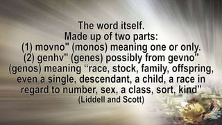 199 God’s Only Begotten Son | PPT | Free Download