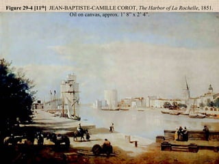 Figure 29-4 [11th] JEAN-BAPTISTE-CAMILLE COROT, The Harbor of La Rochelle, 1851.
                         Oil on canvas, approx. 1’ 8” x 2’ 4”.
 