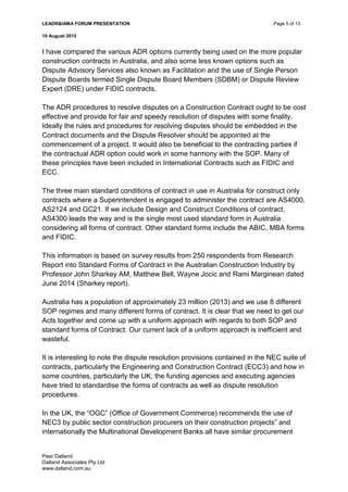 Determinative Forum 19 August