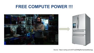 FREE COMPUTE POWER !!!
Source : https://i.ytimg.com/vi/E7myDAKBgRs/maxresdefault.jpg
 