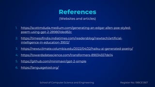School of Computer Science and Engineering Register No: 19BCE1367
1. https://scottmduda.medium.com/generating-an-edgar-all...