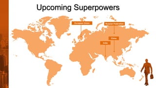 Russian Federation
Upcoming Superpowers
European Union
China
India
 