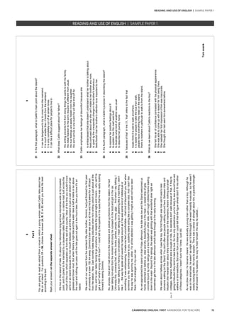 15CAMBRIDGE ENGLISH: FIRST HANDBOOK FOR TEACHERS


































































































►












































READING AND USE OF ENGLISH | SAMPLE PAPER 1
		 EXAM | LEVEL | PAPER	 SAMPLE PAPERREADING AND USE OF ENGLISH | SAMPLE PAPER 1
 