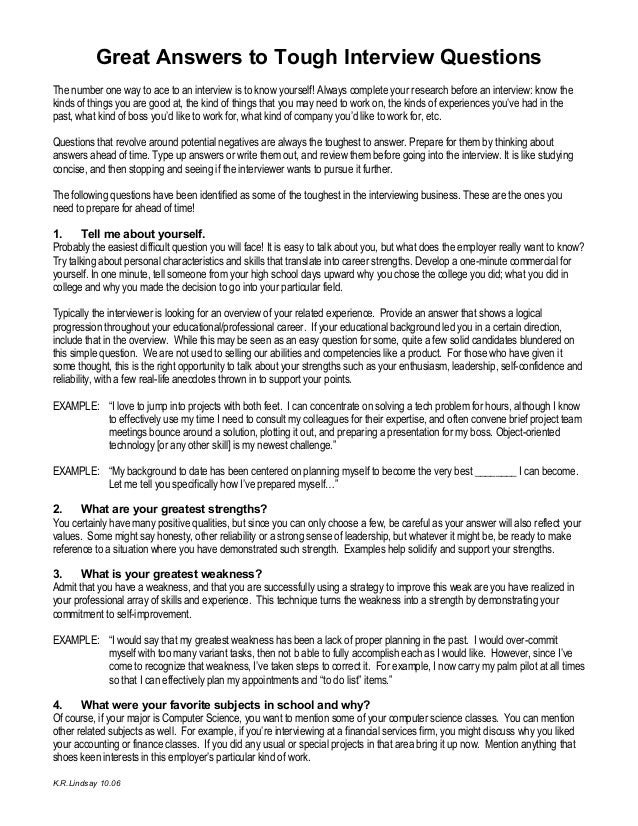 19 comptency questions and