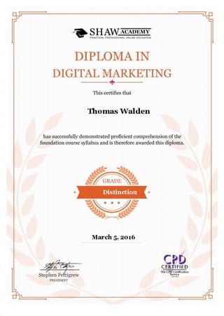 Thomas diploma