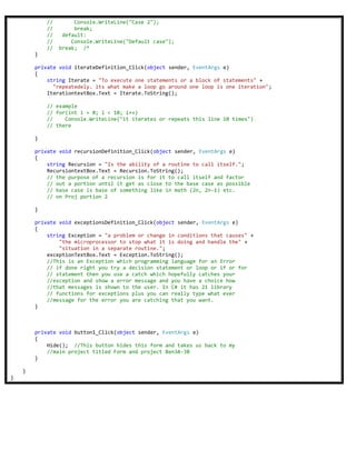 final project for C# | PDF