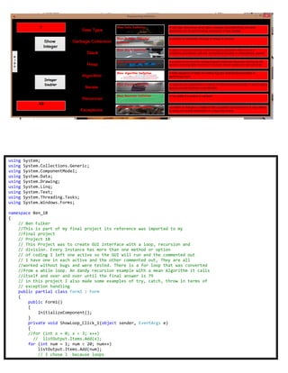 final project for C# | PDF