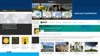 www.esri.com/disaster
 