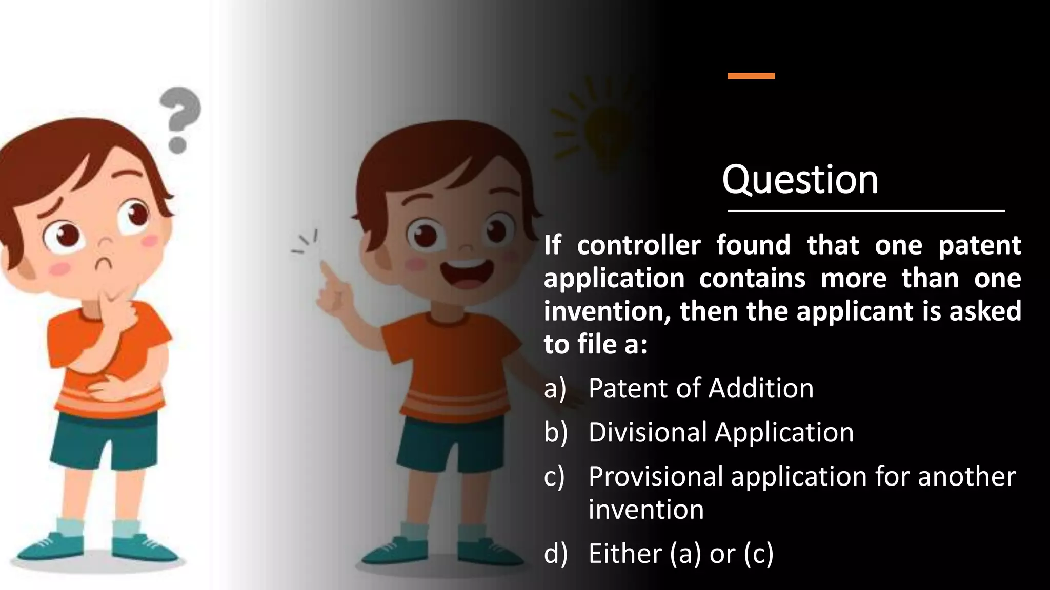 Key Terms of Patent Act # 19: Divisional Application | PPT