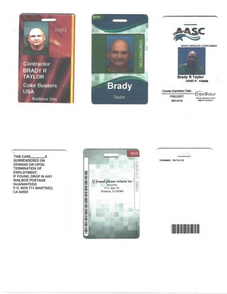 Job Training & ID Cards | PDF