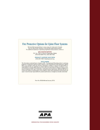 Irc Ruma Apa APA IRC Fire protection Options -R425 | PDF