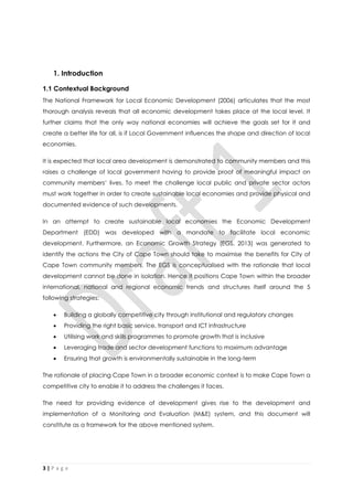 Monitoring and Evaluation Framework | PDF