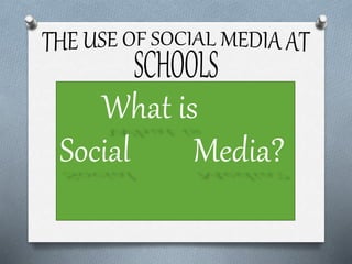 What is
Social Media?
 
