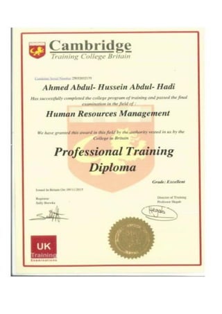 Hr certification