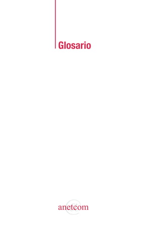 Glosario
 