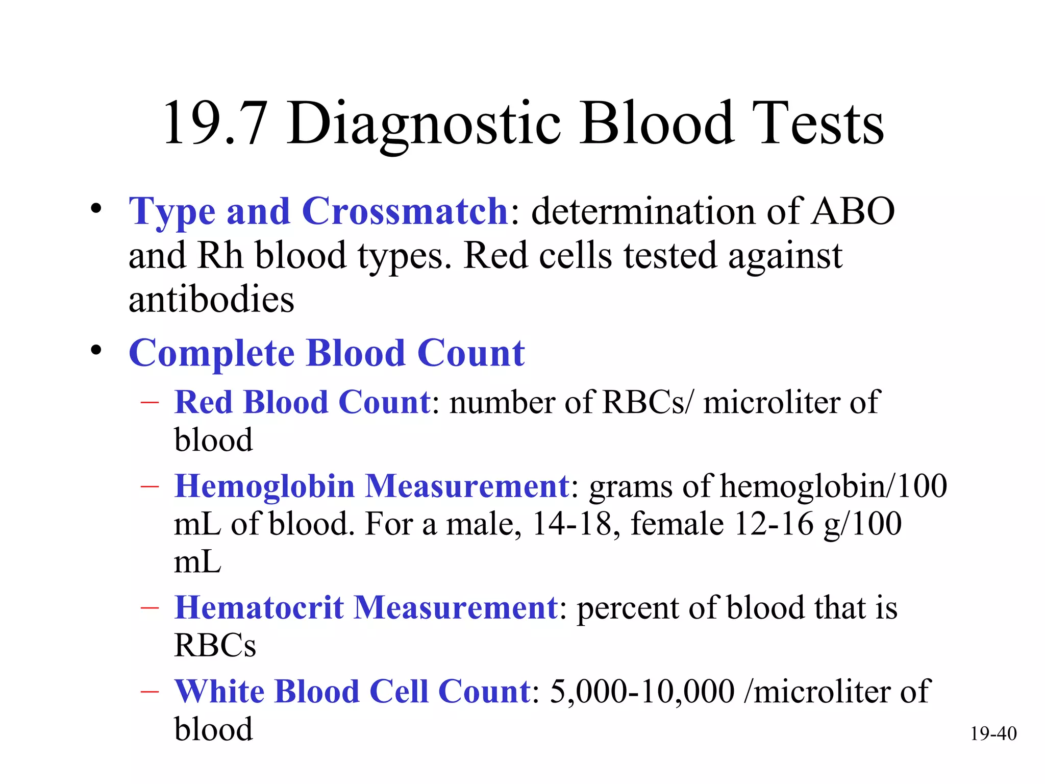 mcgraw hill chapter 19 blood power point | PPT