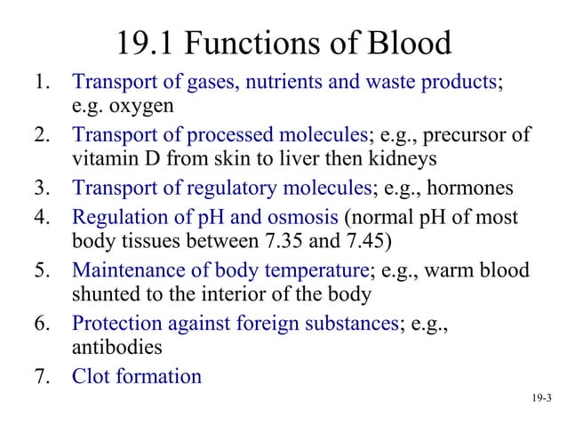 mcgraw hill chapter 19 blood power point | PPT