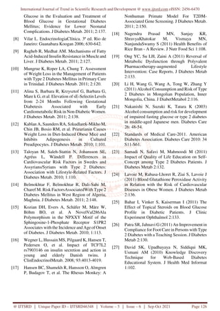 Management of Diabetes Mellitus A Review | PDF
