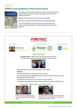 UK Minister Lord Ahmad visits ICRISAT, discusses climate action 