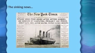 The sinking news…
 