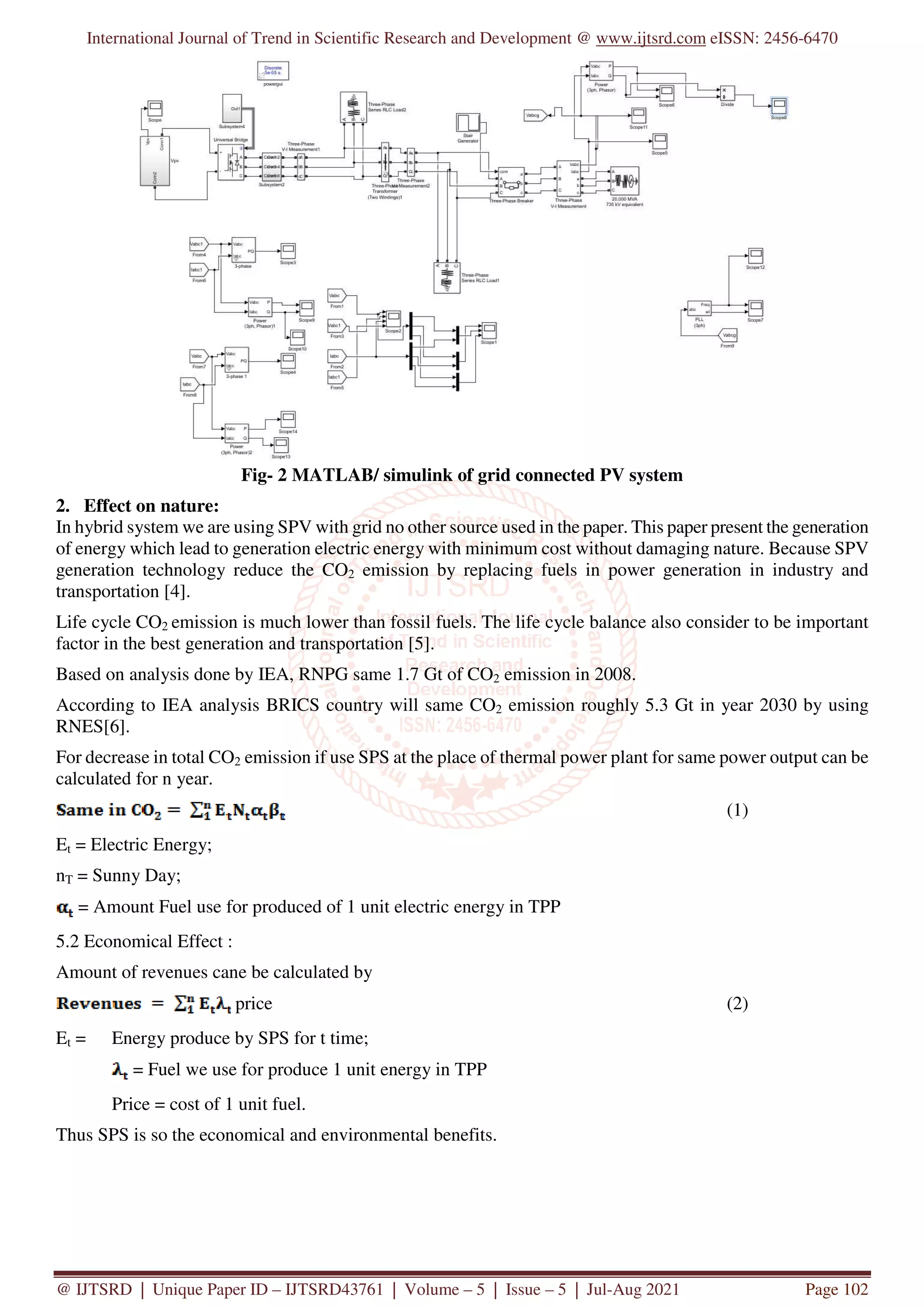 Modeling and Simulation of Grid Connected PV System | PDF