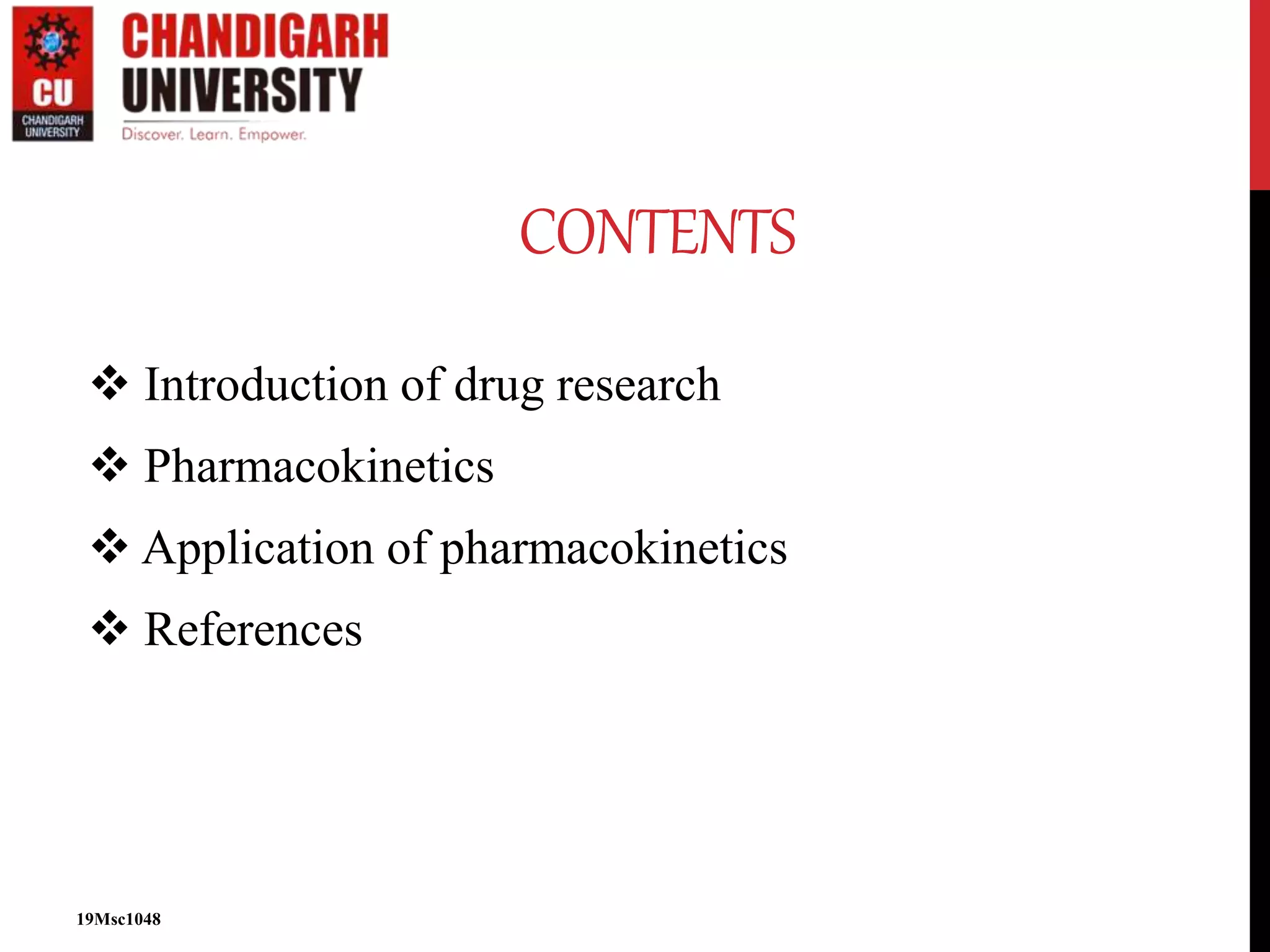 applications of pharmacokinetics in drug development | PPTX